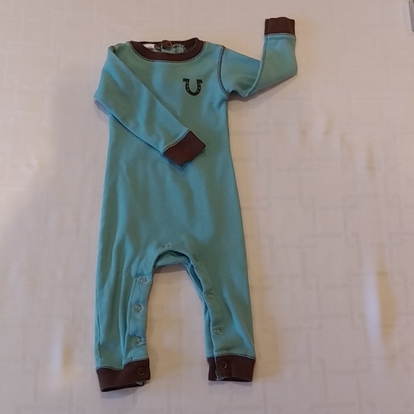 Lazy One Flap Jack Blue Sleeper Size 6 Months - Picture 2 of 6